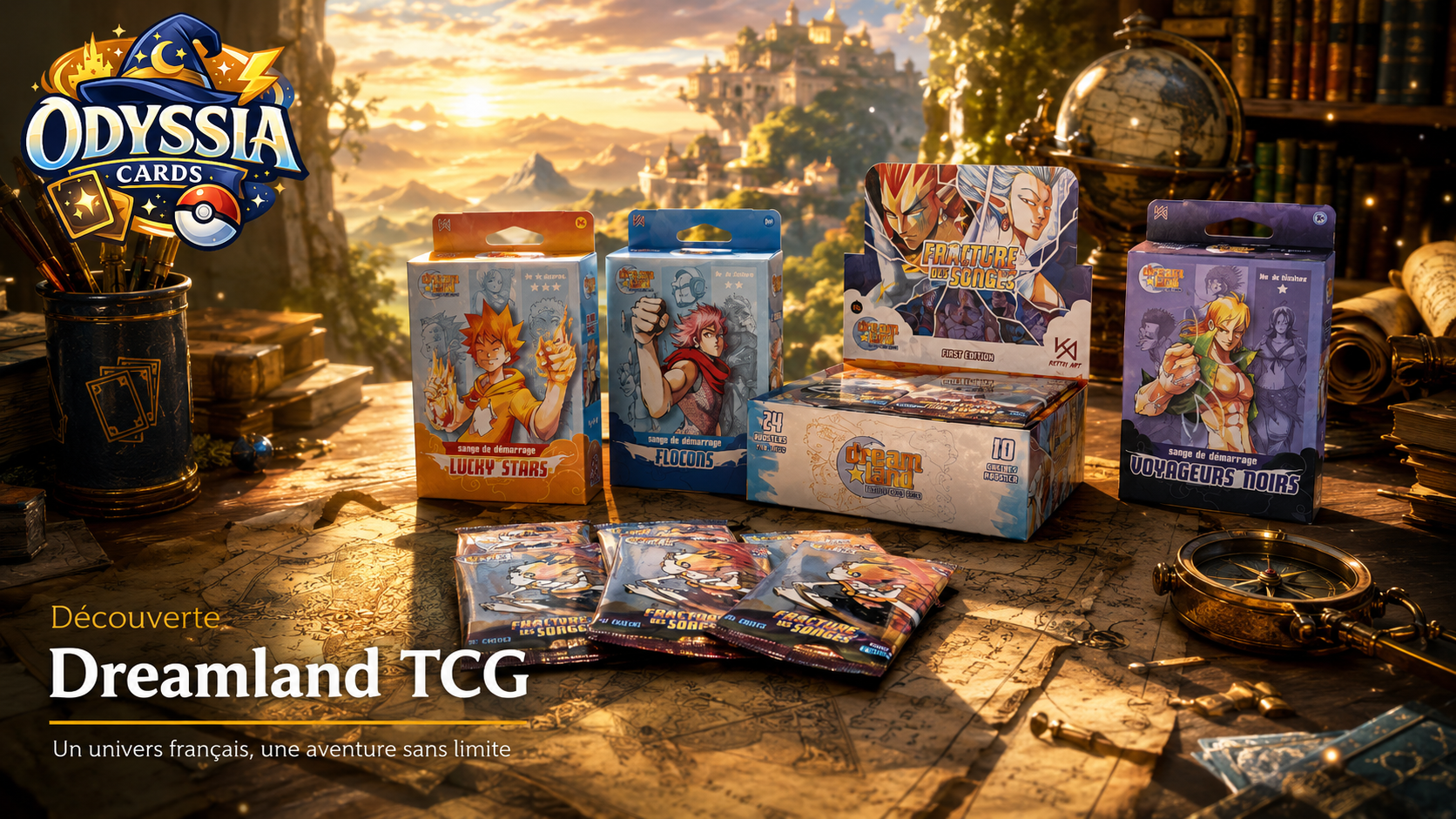 Dreamland TCG : découvrez le nouveau jeu de cartes inspiré du manga de Reno Lemaire