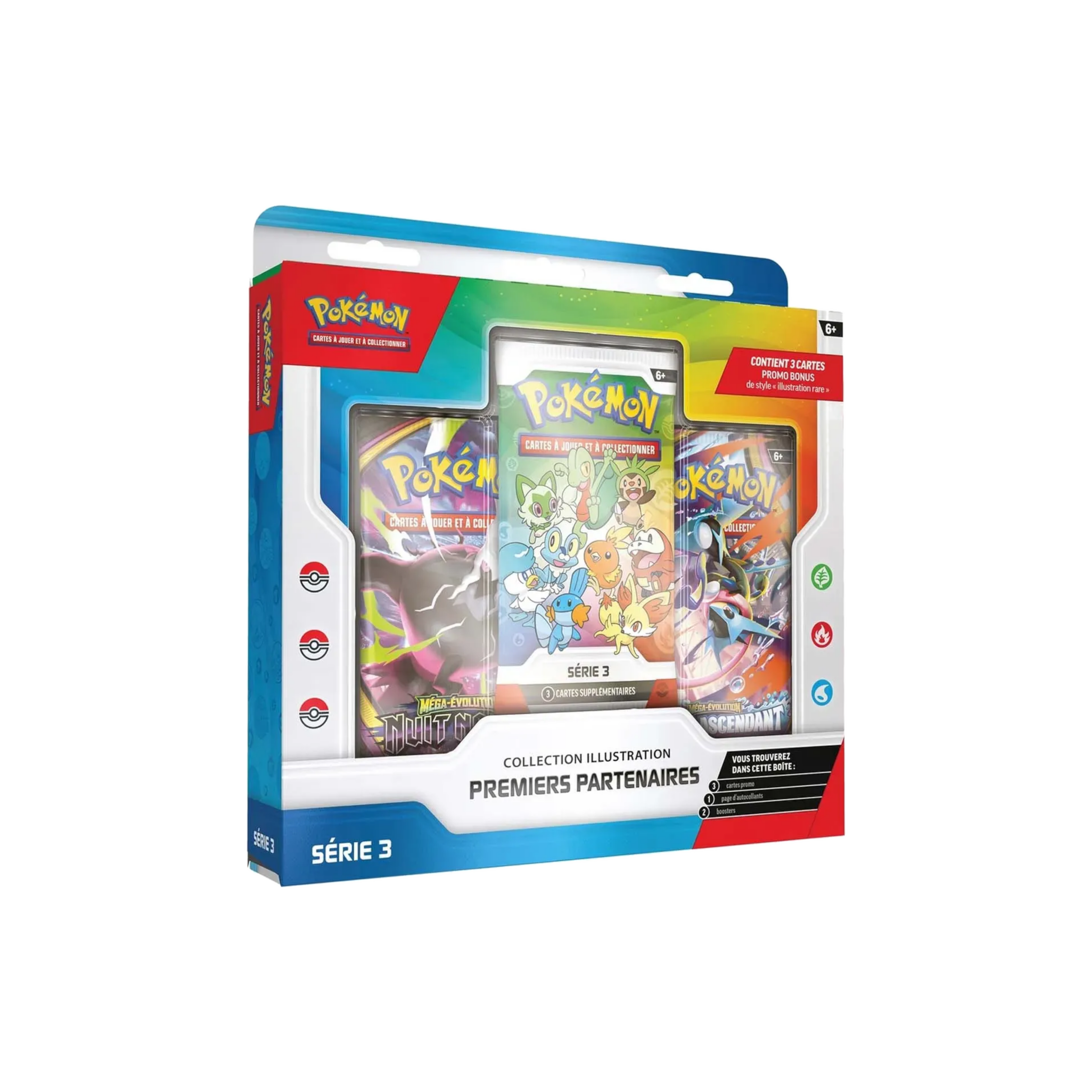 Pokémon – Collection Illustration Premiers Partenaires – Série 3 – FR