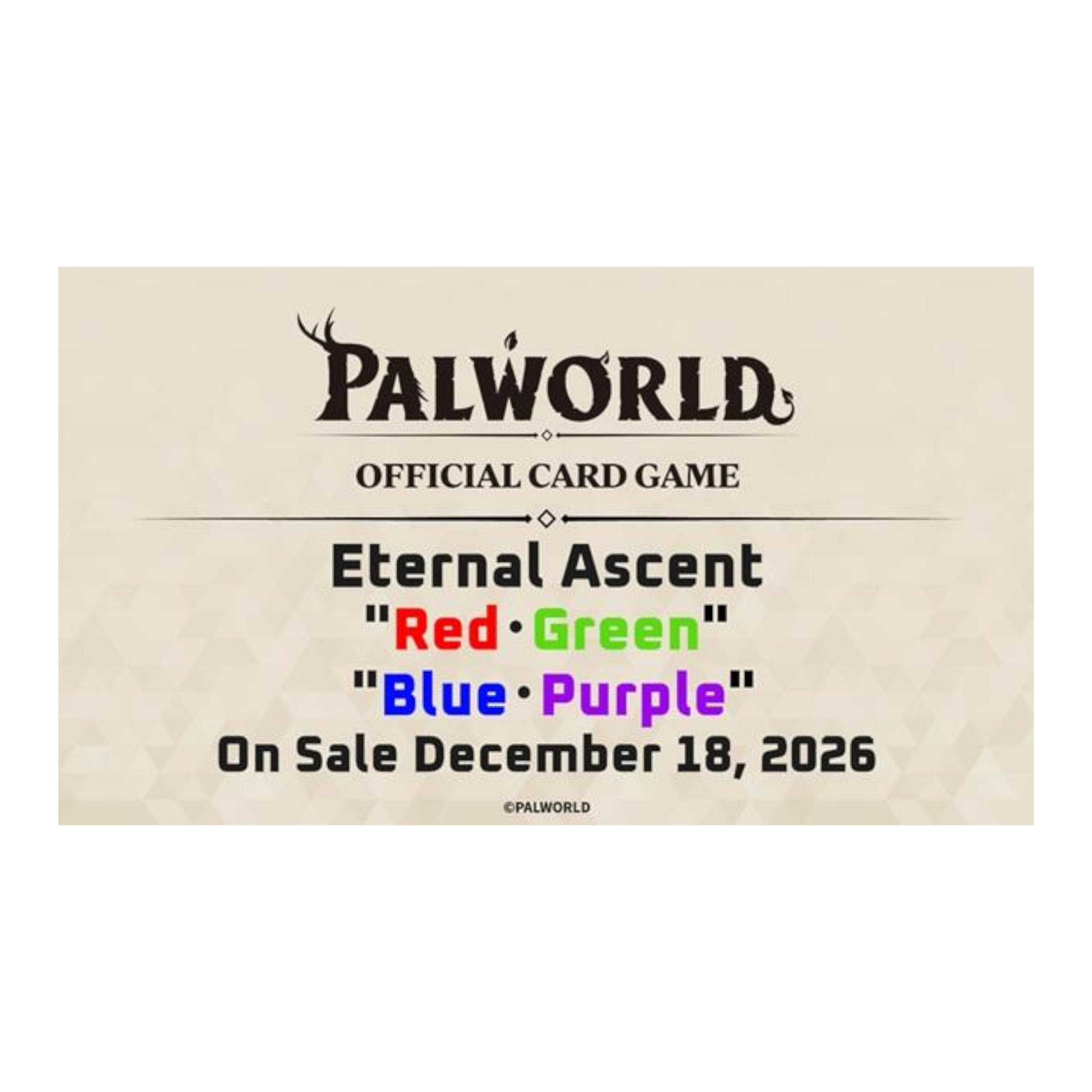 Palworld - Trial Deck Blue & Purple – Eternal Ascendant – EN