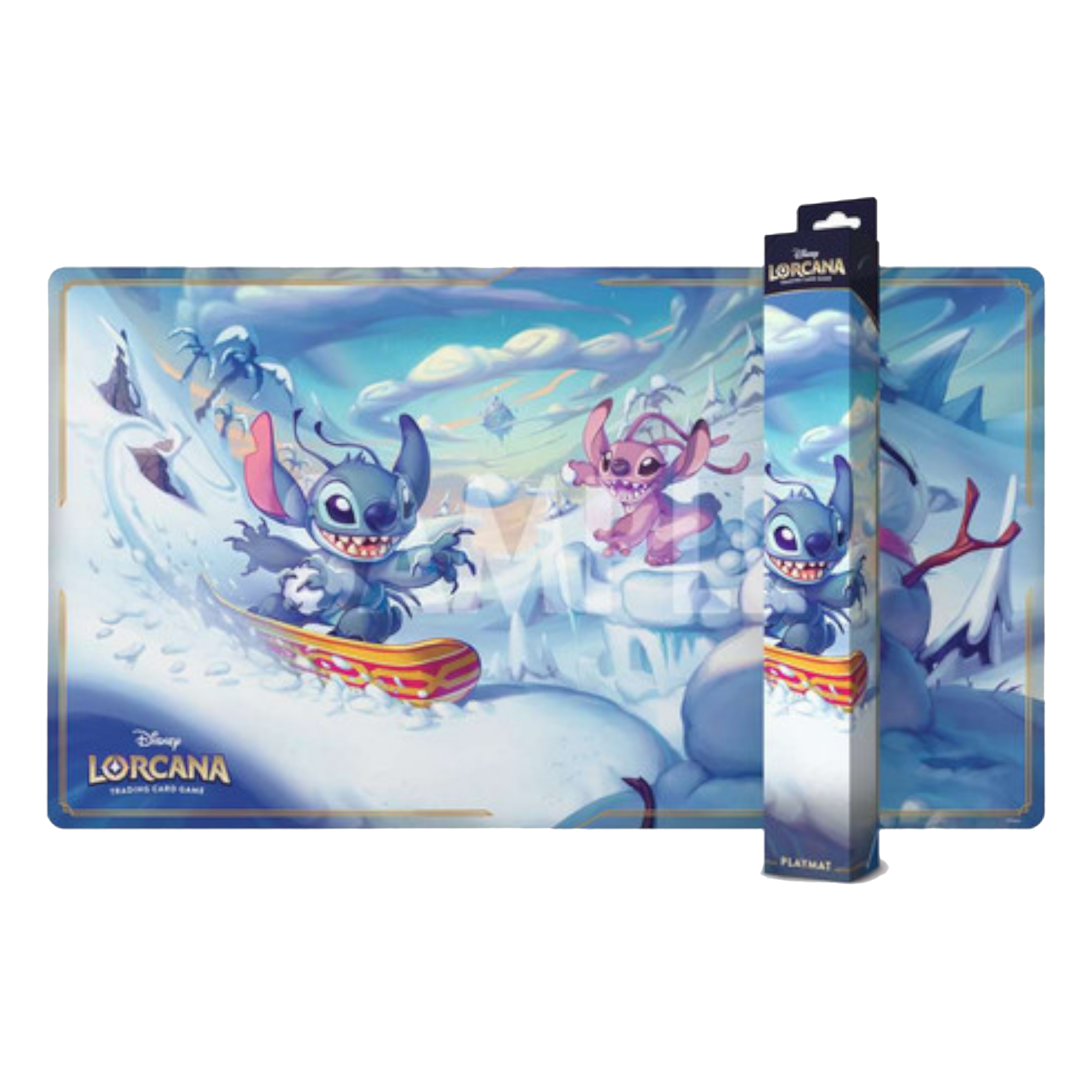 Disney Lorcana : Stitch et Angel - Tapis de jeu