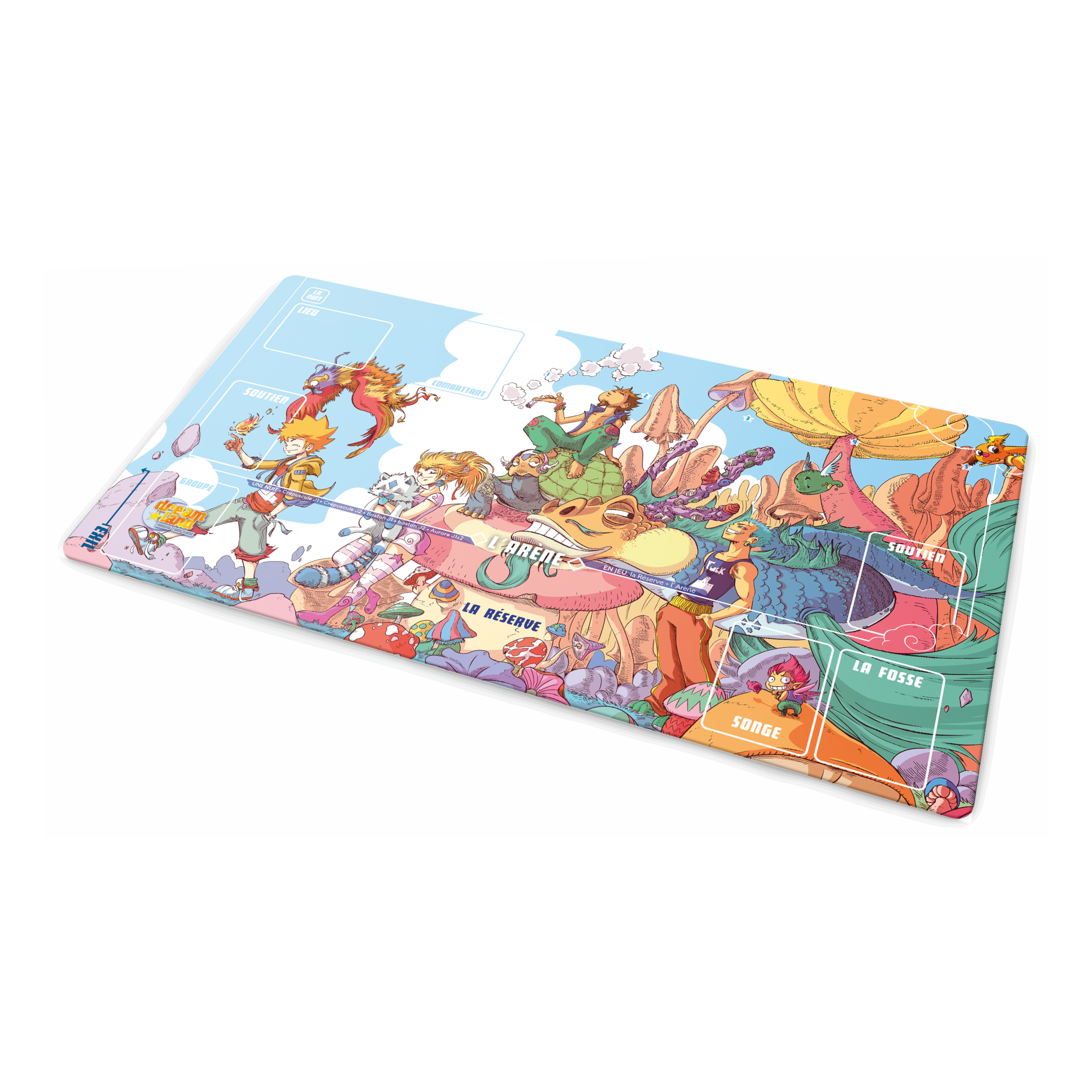 Dreamland TCG – Playmat Officiel Néoprène 61 × 35 cm
