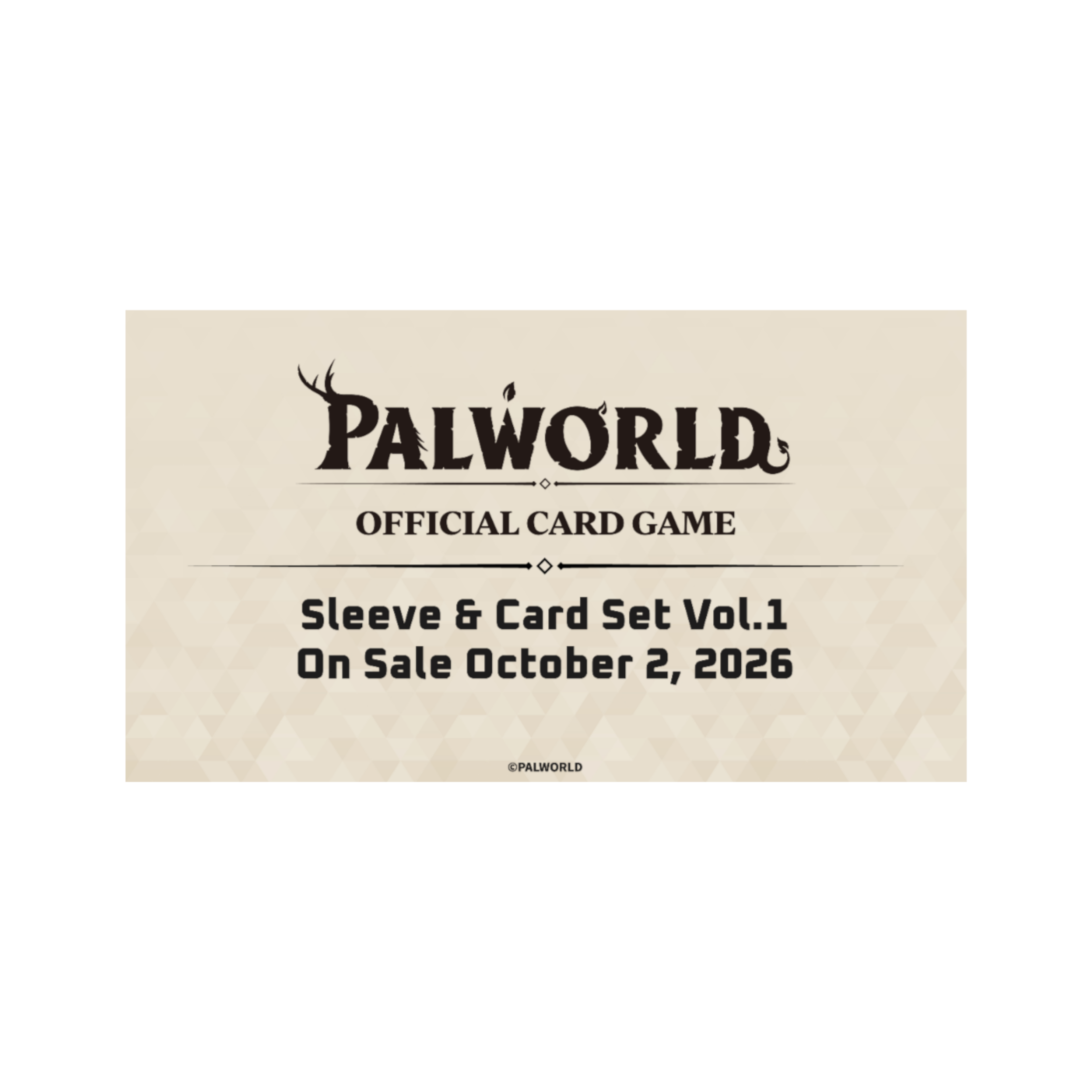Palworld - Set Protège-cartes & Cartes Vol.1 - EN